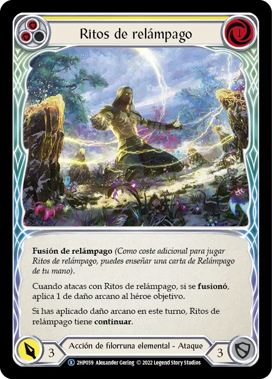 Card: Rites of Lightning (yel)