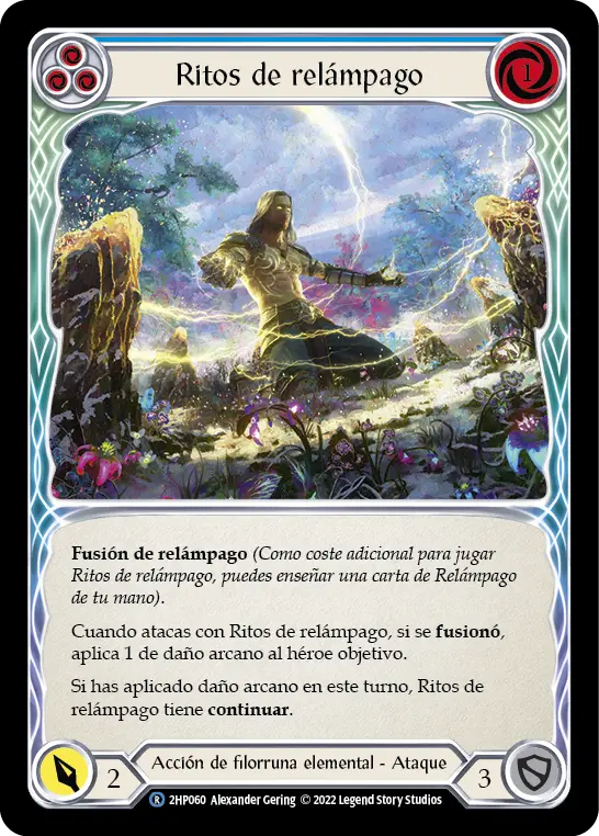 Card: Rites of Lightning (blu)