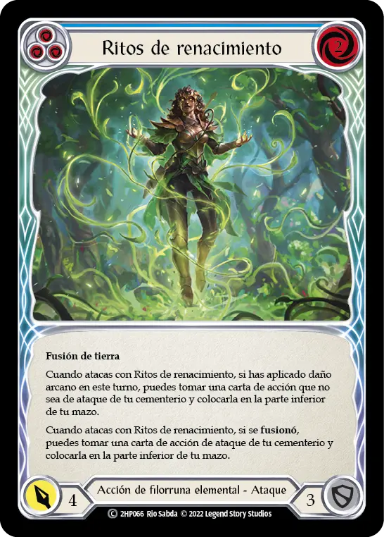 Card: Rites of Replenishment (blu)