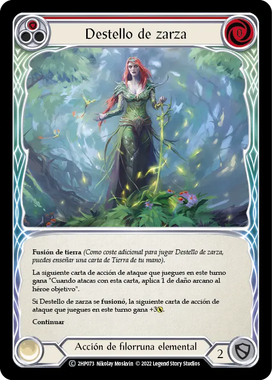 Card: Bramble Spark (red)