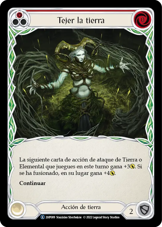 Card: Weave Earth (red)