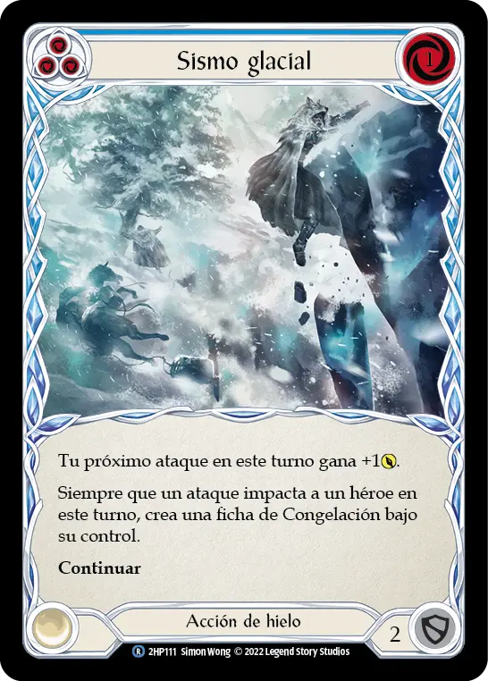 Card: Ice Quake (blu)