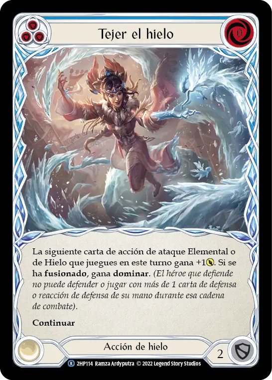 Card: Weave Ice (blu)