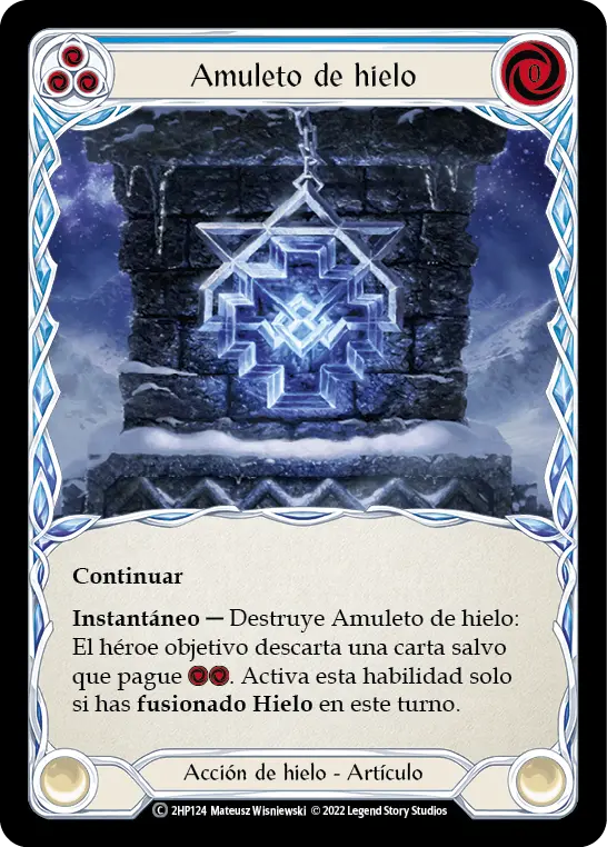 Card: Amulet of Ice (blu)