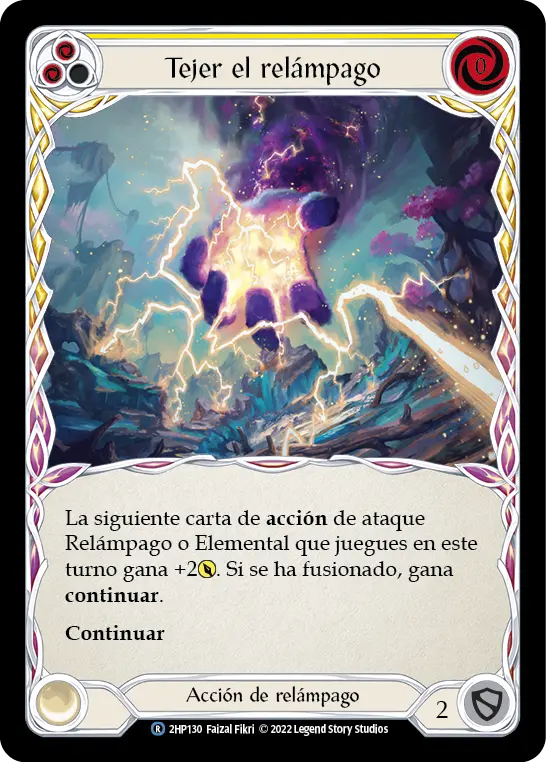 Card: Weave Lightning (yel)