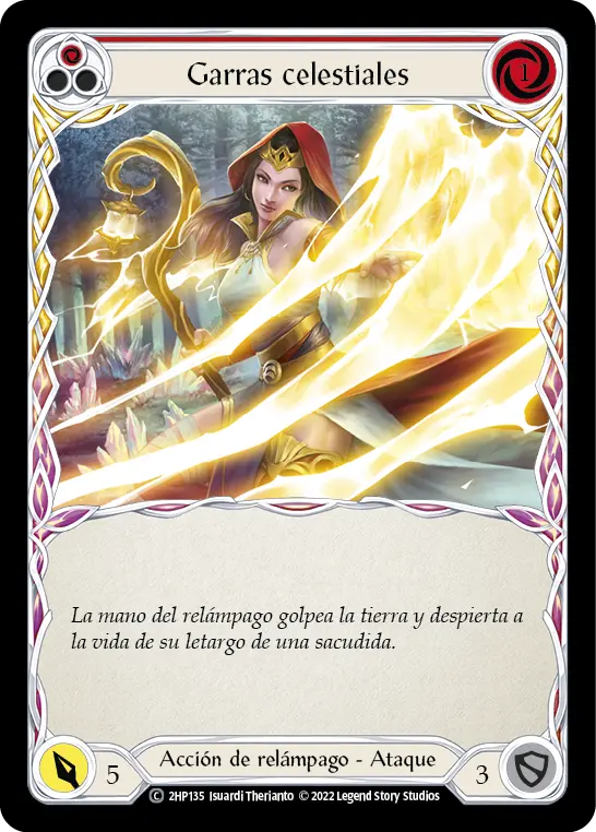Card: Heaven's Claws (red)