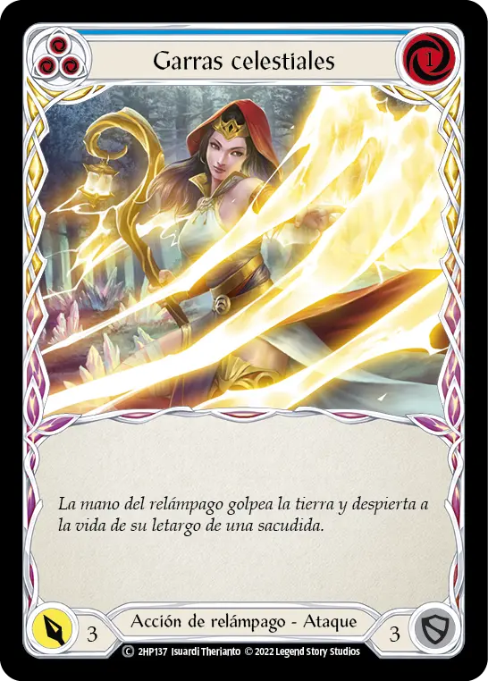 Card: Heaven's Claws (blu)
