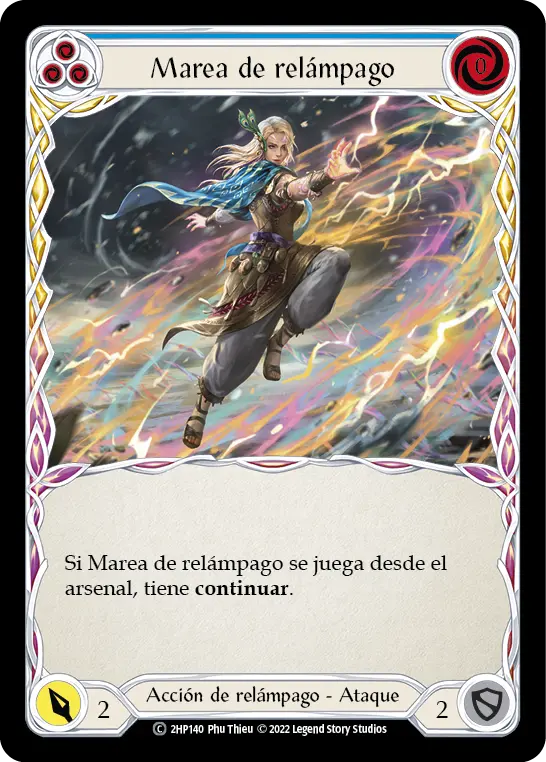 Card: Lightning Surge (blu)