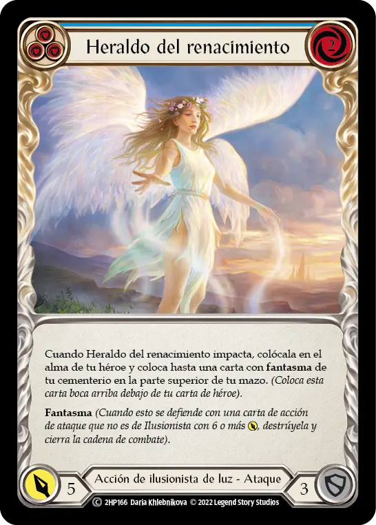Card: Herald of Rebirth (blu)