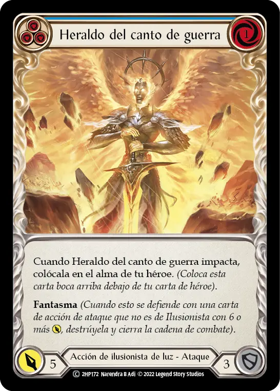 Card: Wartune Herald (blu)