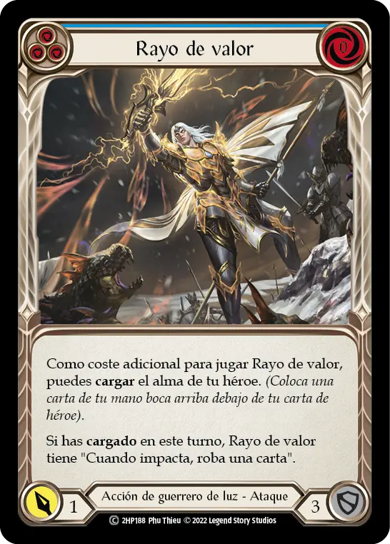 Card: Bolt of Courage (blu)