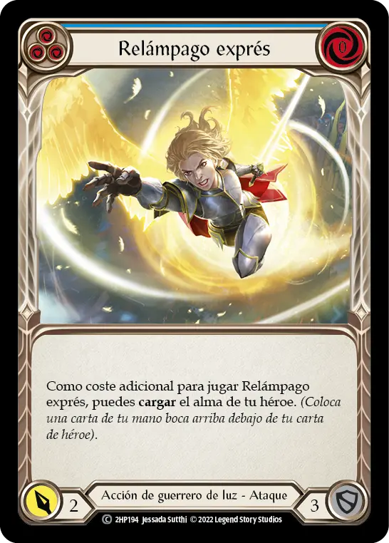 Card: Express Lightning (blu)
