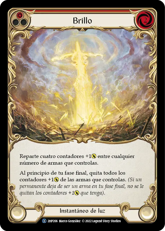 Card: Glisten (red)