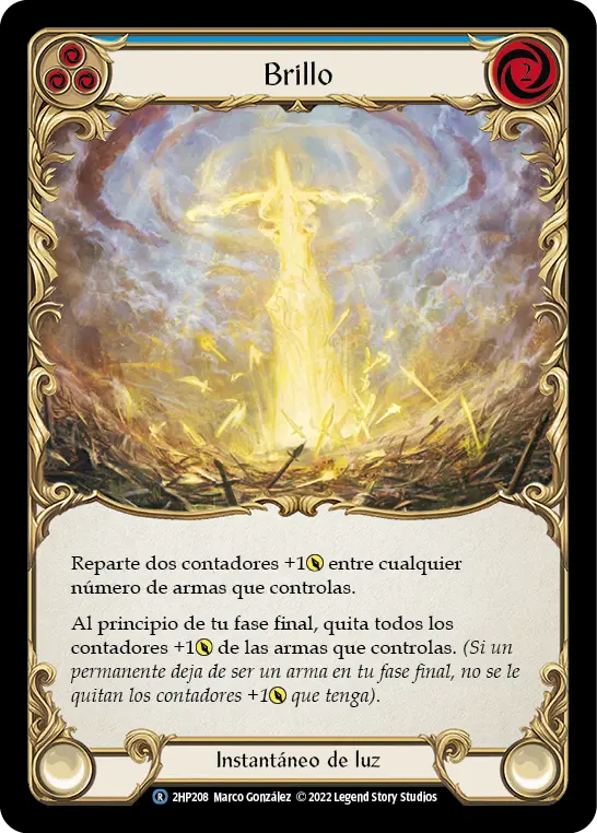 Card: Glisten (blu)