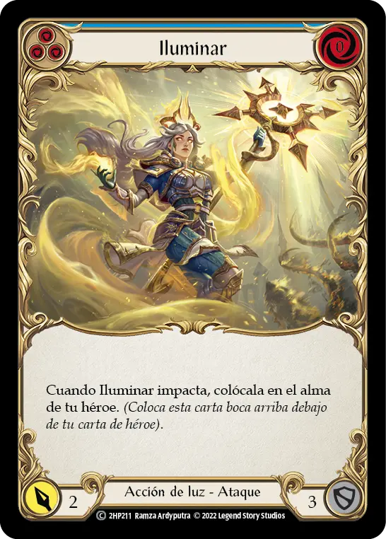 Card: Illuminate (blu)
