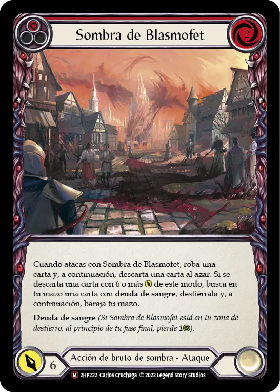 Card: Shadow of Blasmophet (red)