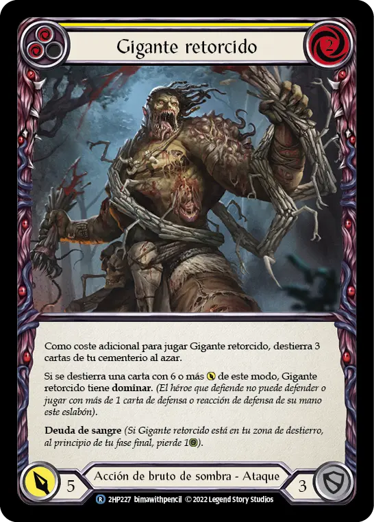 Card: Writhing Beast Hulk (yel)