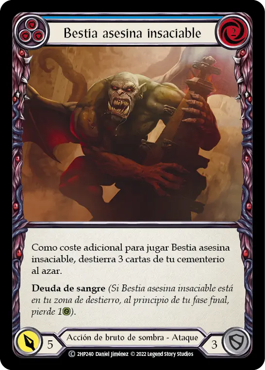 Card: Hungering Slaughterbeast (blu)