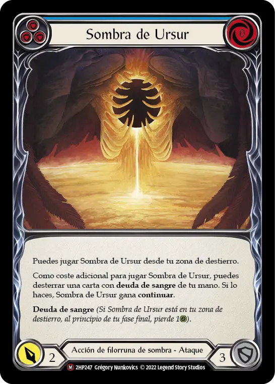 Card: Shadow of Ursur (blu)