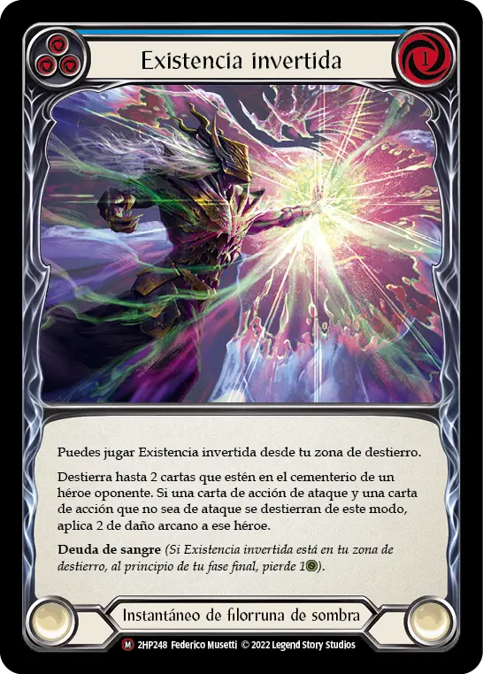 Card: Invert Existence (blu)