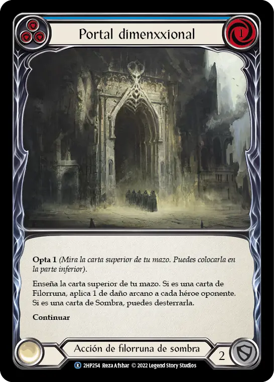 Card: Dimenxxional Gateway (blu)