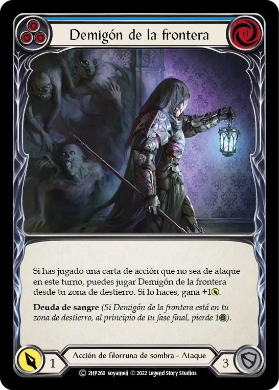 Card: Bounding Demigon (blu)