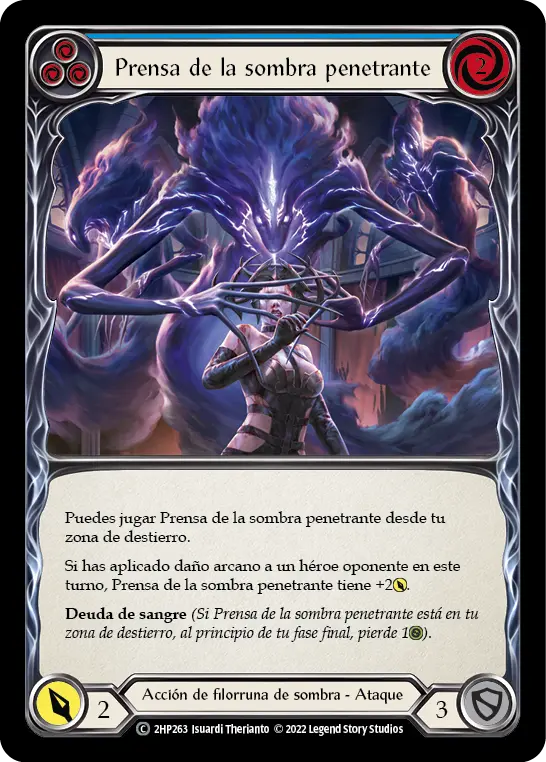 Card: Piercing Shadow Vise (blu)