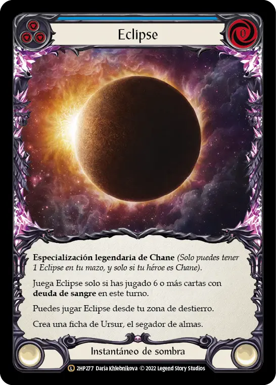 Card: Eclipse (blu)