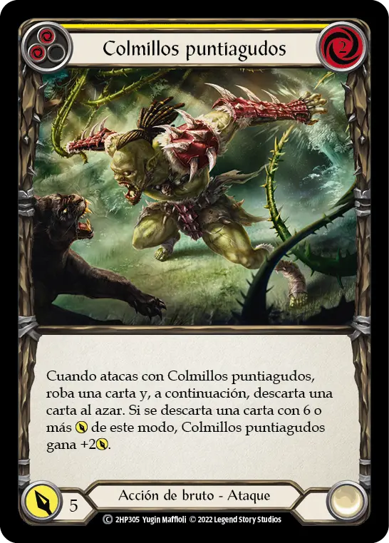 Card: Bare Fangs (yel)