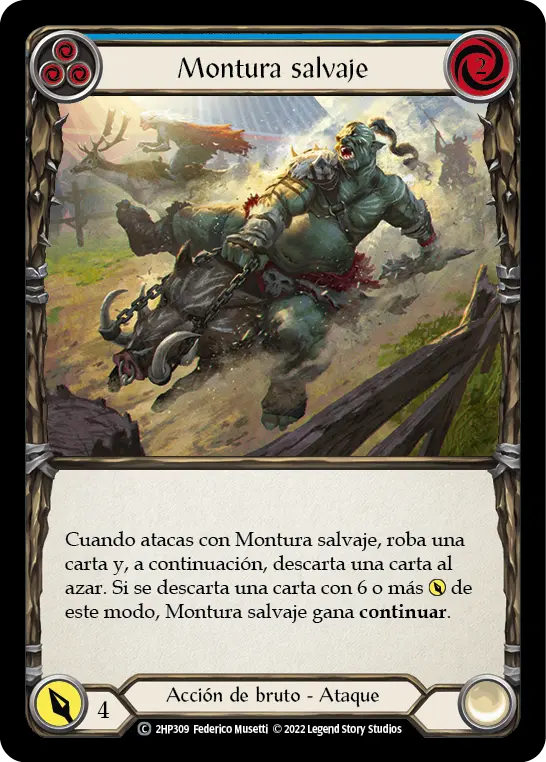 Card: Wild Ride (blu)