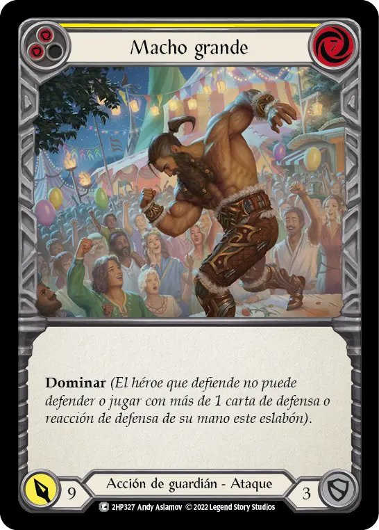 Card: Macho Grande (yel)
