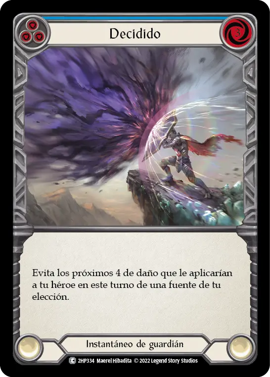 Card: Steadfast (blu)