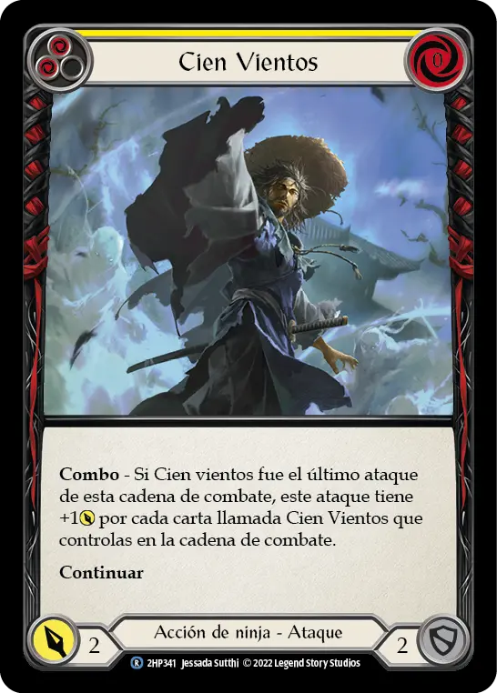 Card: Hundred Winds (yel)