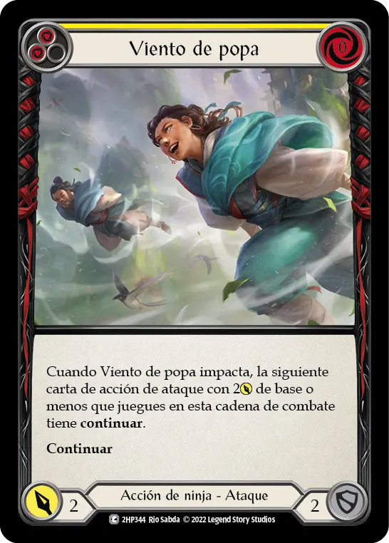 Card: Ride the Tailwind (yel)