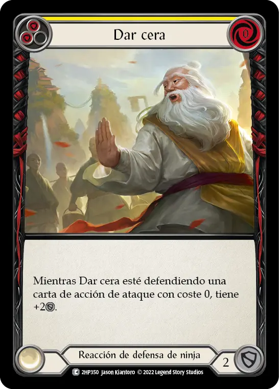 Card: Wax On (yel)