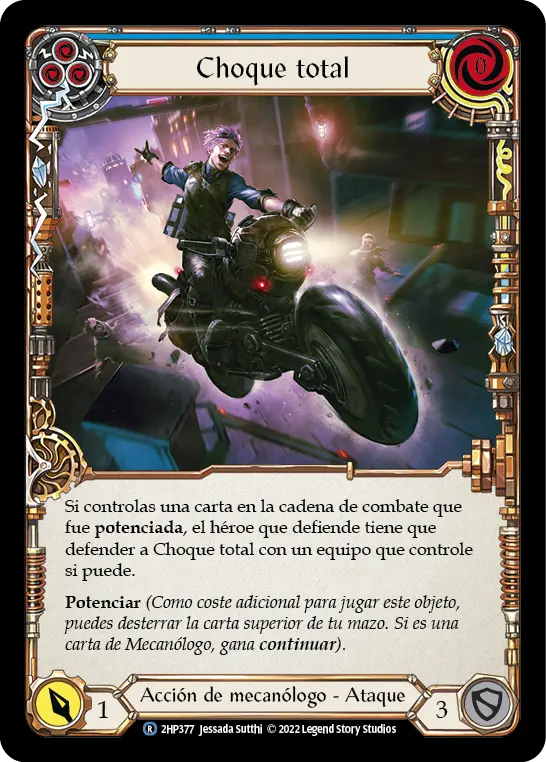 Card: T-Bone (blu)