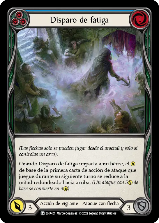 Card: Fatigue Shot (blu)