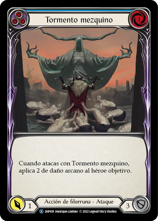Card: Vexing Malice (blu)