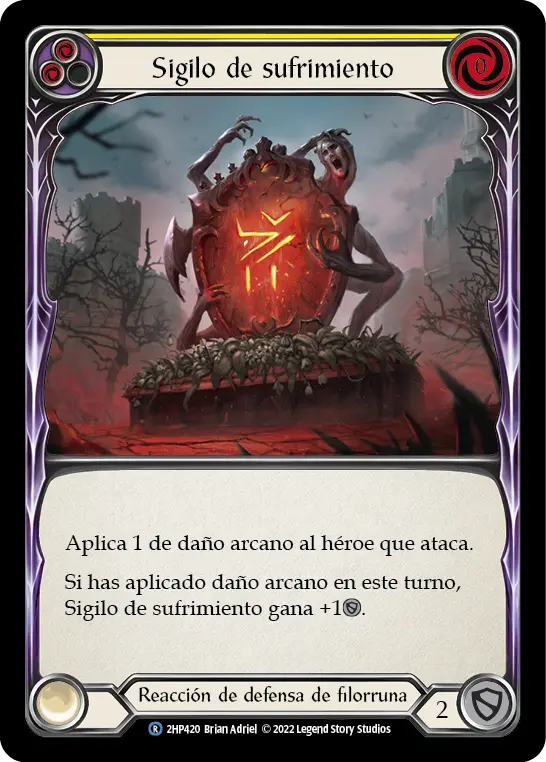 Card: Sigil of Suffering (yel)