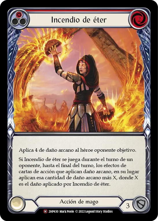 Card: Aether Wildfire (red)