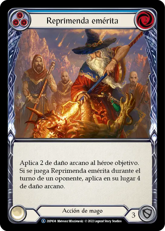 Card: Emeritus Scolding (blu)