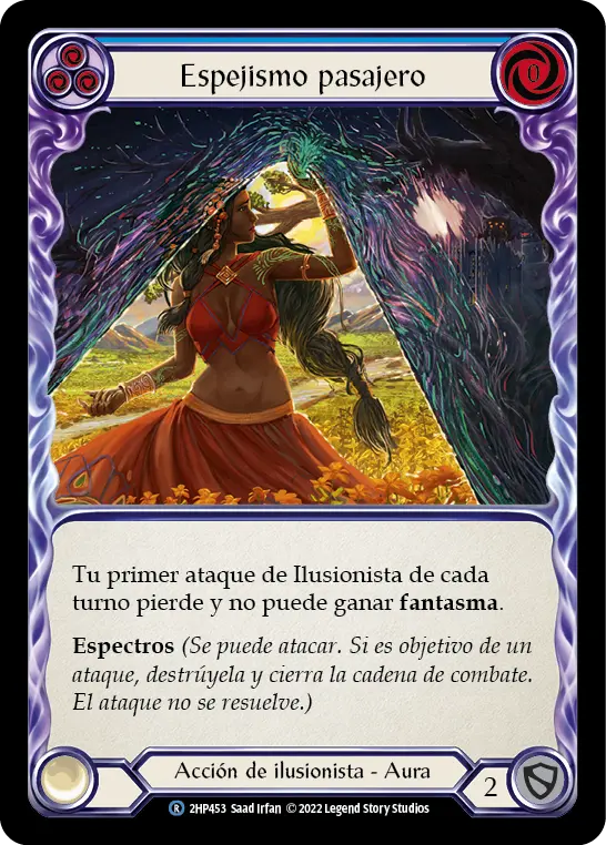 Card: Passing Mirage (blu)