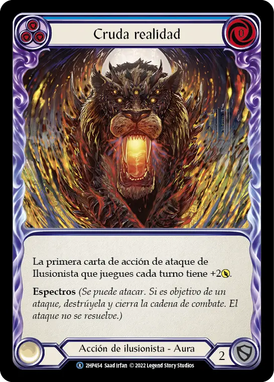 Card: Pierce Reality (blu)
