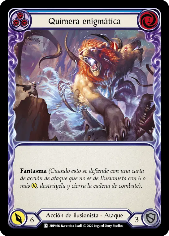 Card: Enigma Chimera (blu)