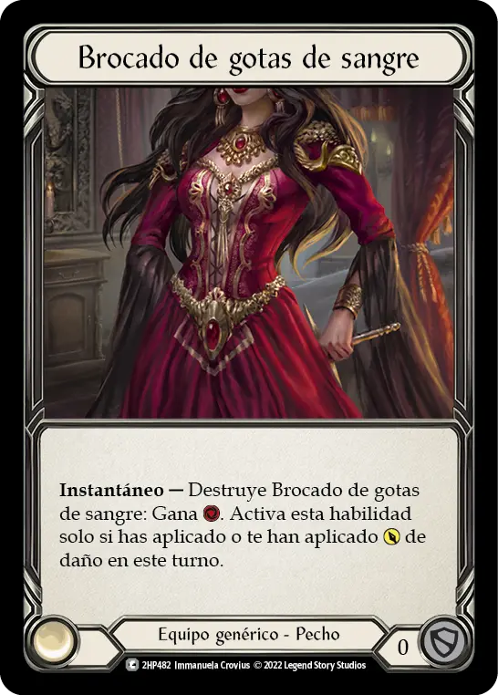 Card: Blood Drop Brocade