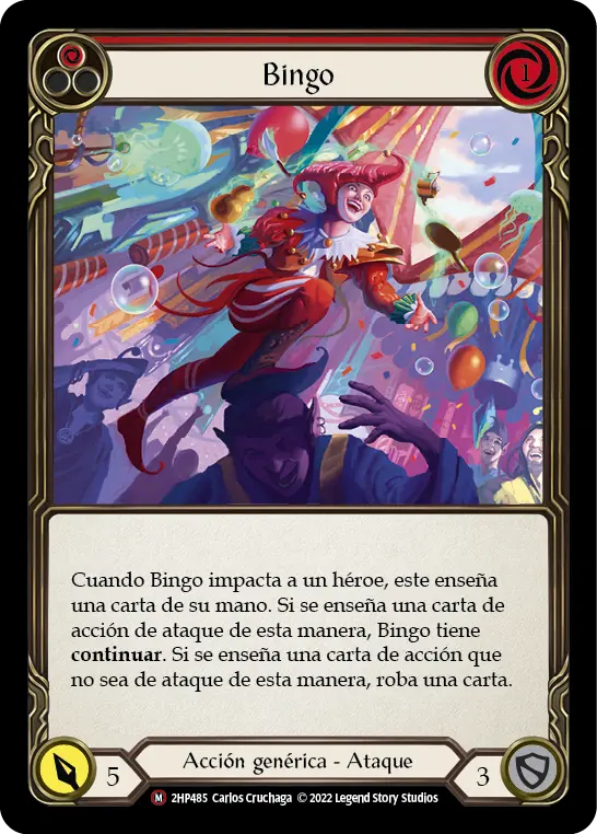 Card: Bingo (red)