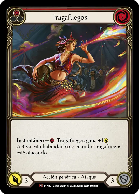 Card: Firebreathing (red)