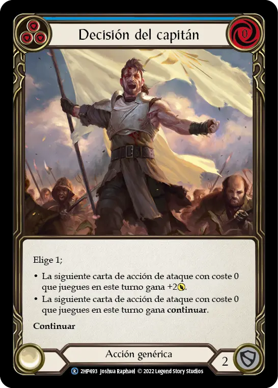 Card: Captain's Call (blu)