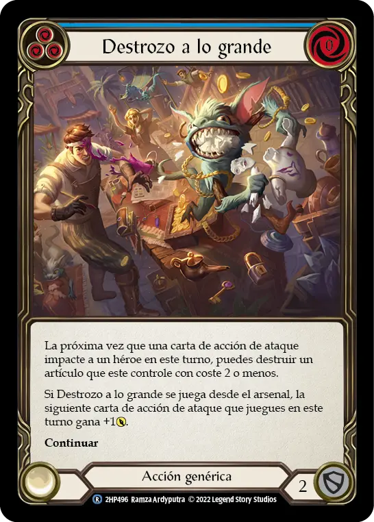 Card: Smashing Good Time (blu)