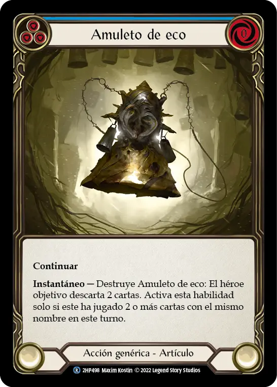 Card: Amulet of Echoes (blu)